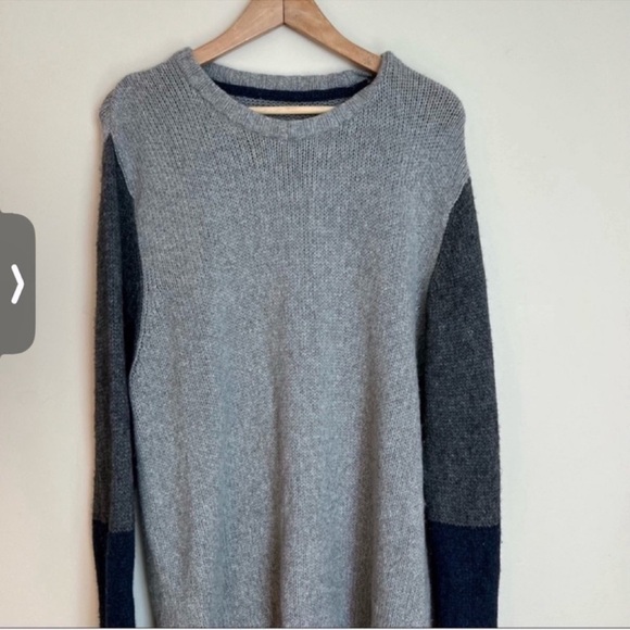 life/after/denim Multi Gray Wool CrewNeck Sweater - Picture 3 of 4